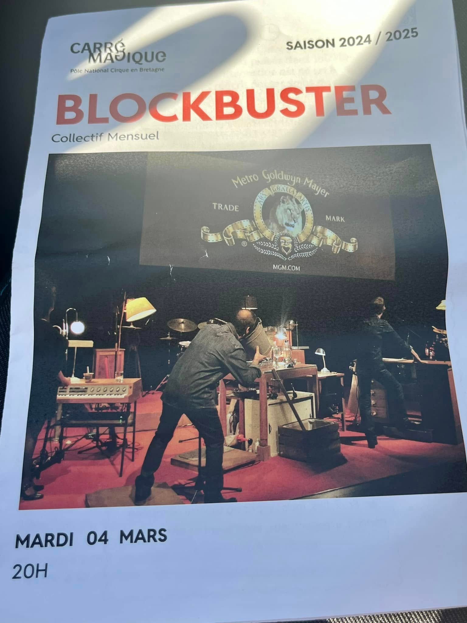 Mars 2025 Blockbuster au Carré magique de Lannion